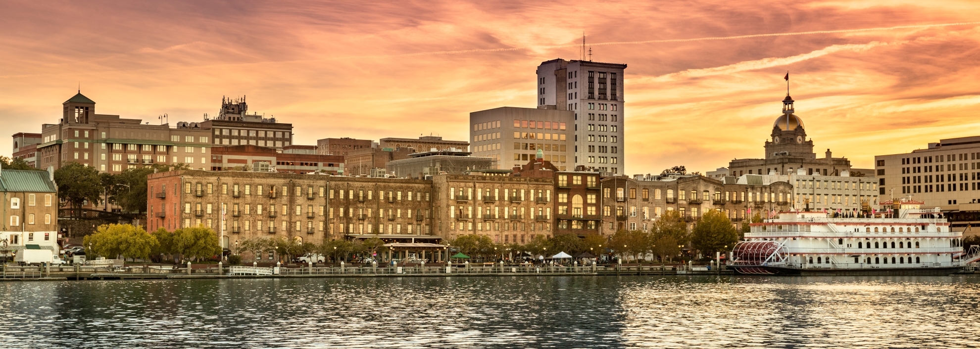 Downtown Savannah Skyline